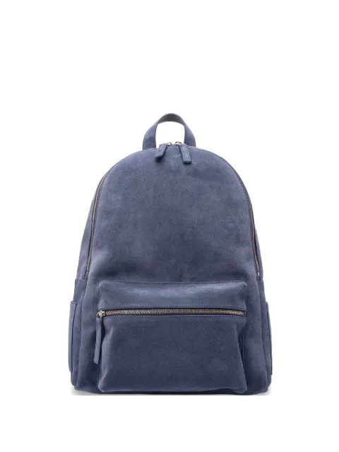 Orciani Laio suede zip backpack
