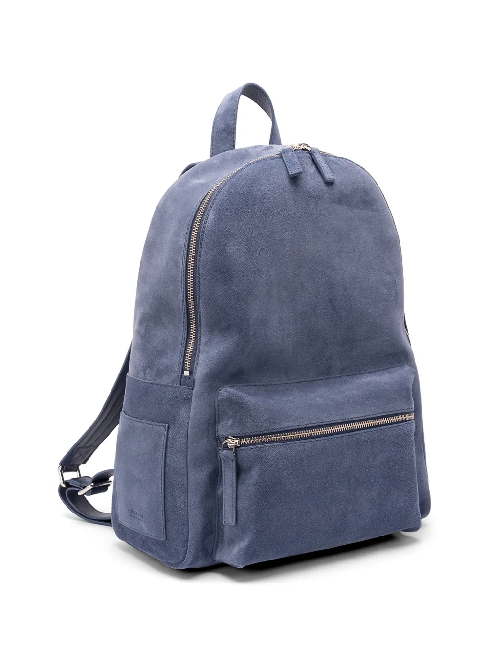  Orciani Laio Suede Zip Backpack - Blue 