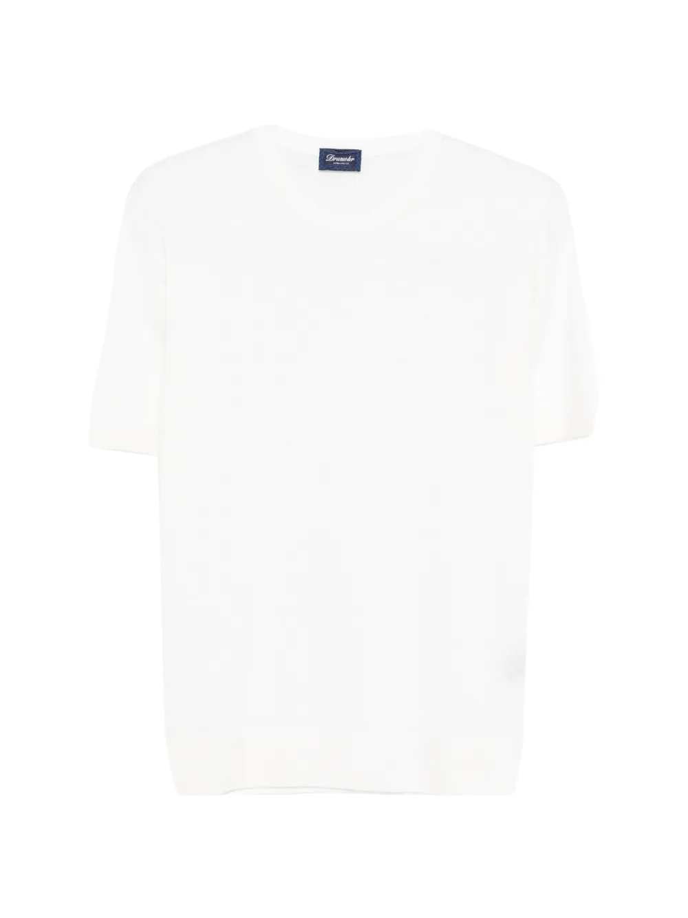 Drumohr short-sleeve round-neck T-shirt - Toni neutri