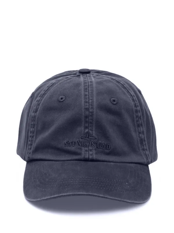 Stone Island ロゴ キャップ | ブルー | FARFETCH JP
