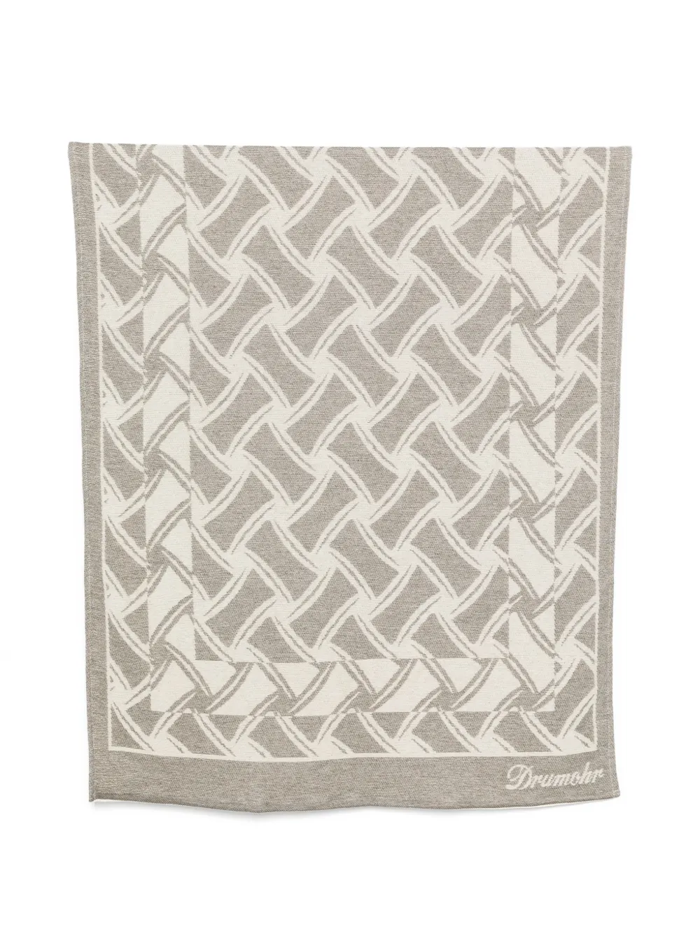 Drumohr patterned beach towel - Toni neutri