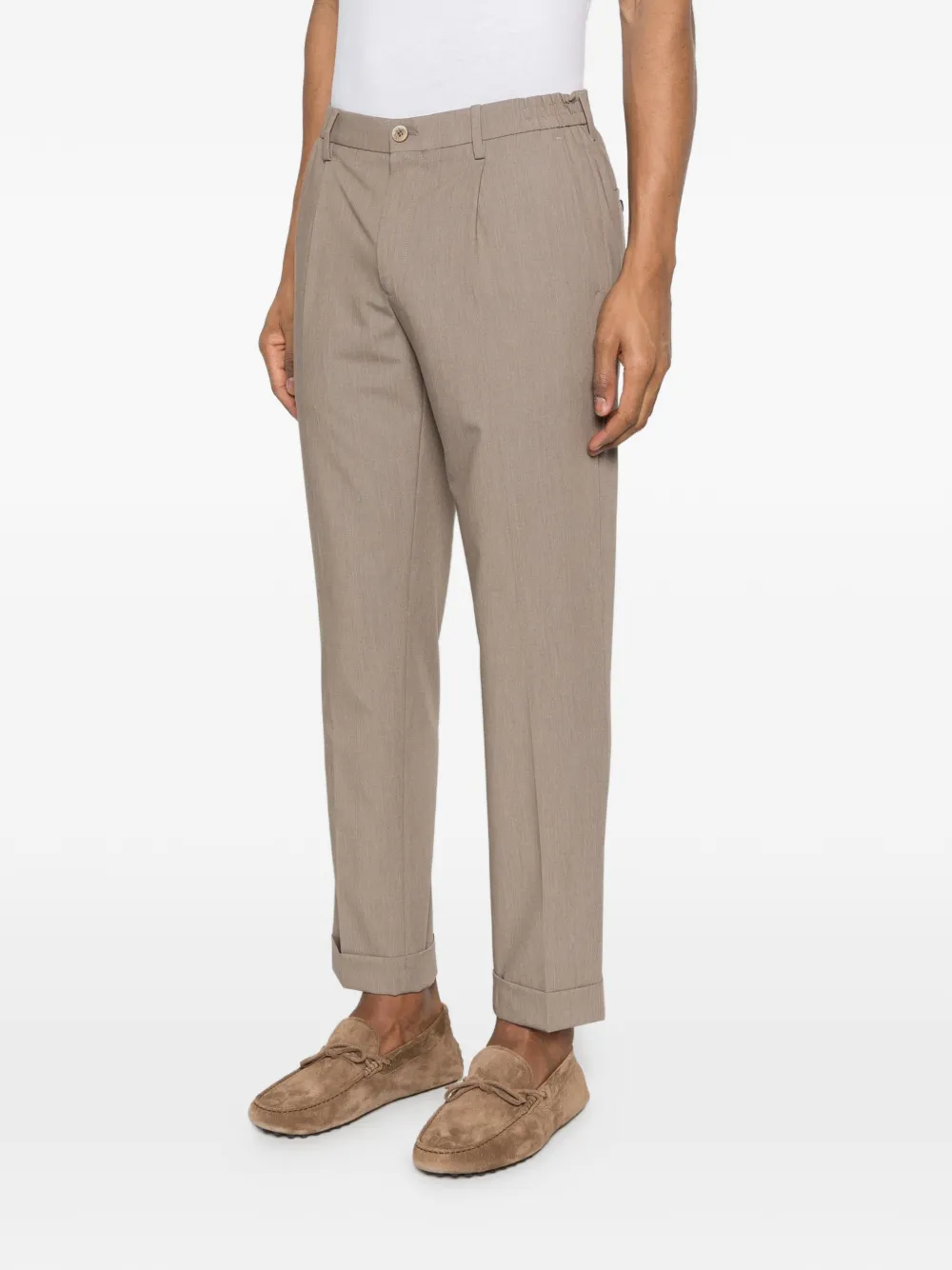  Gta Dennis Cuffed-hem Trousers - Neutrals 