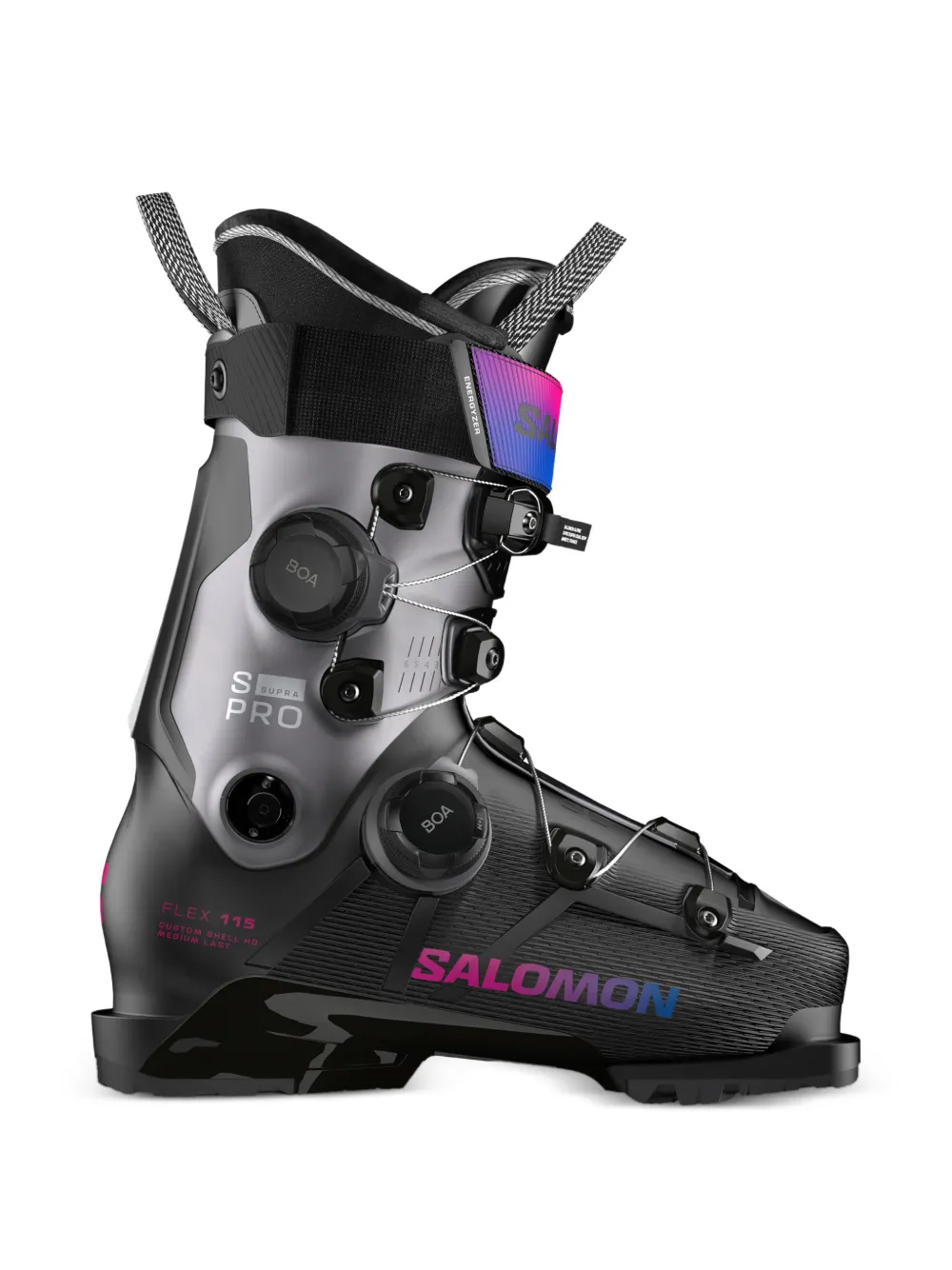 Salomon S Pro Supra Dual BOA 115 W skilaarzen Zwart