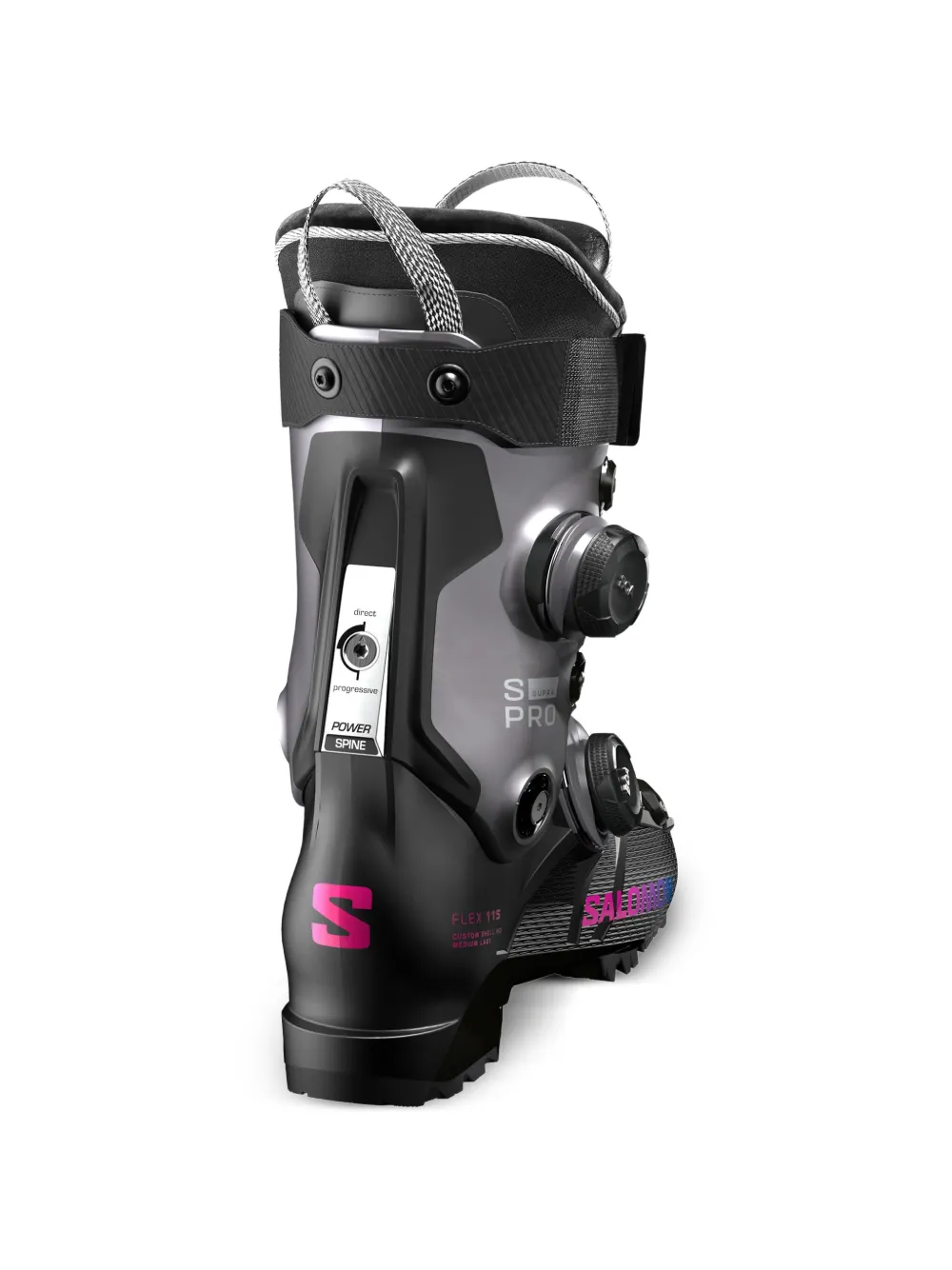Salomon S Pro Supra Dual BOA 115 W skilaarzen Zwart