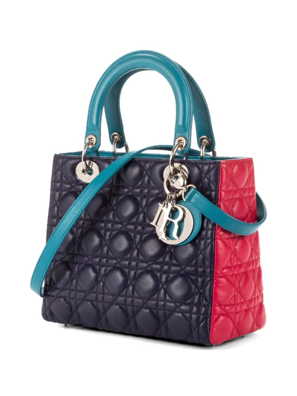最終価格　3/27迄　ディオールカナージュバッグ、キルティング Christian Dior Pre-Owned レディ ディオール カナージュ キルティング