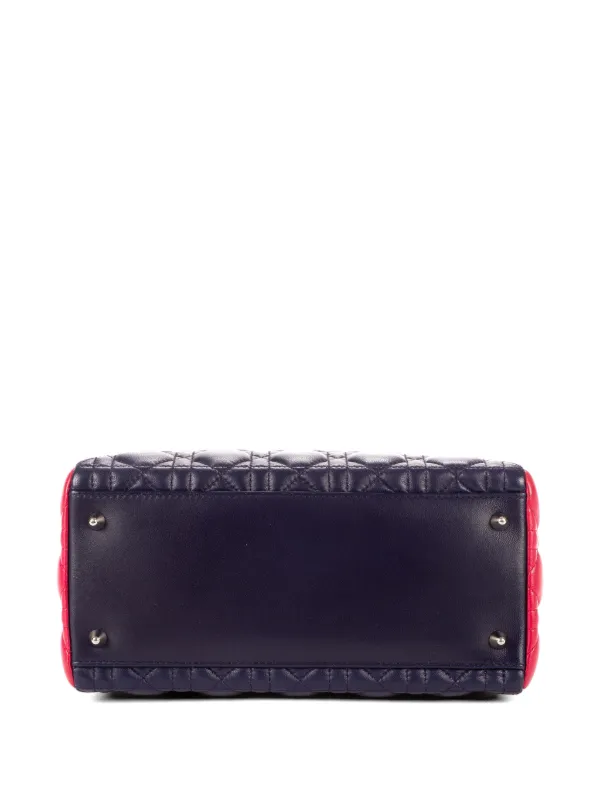 カナージュステッチ キルティングハンドバッグ Christian Dior Pre-Owned レディ ディオール カナージュ キルティング