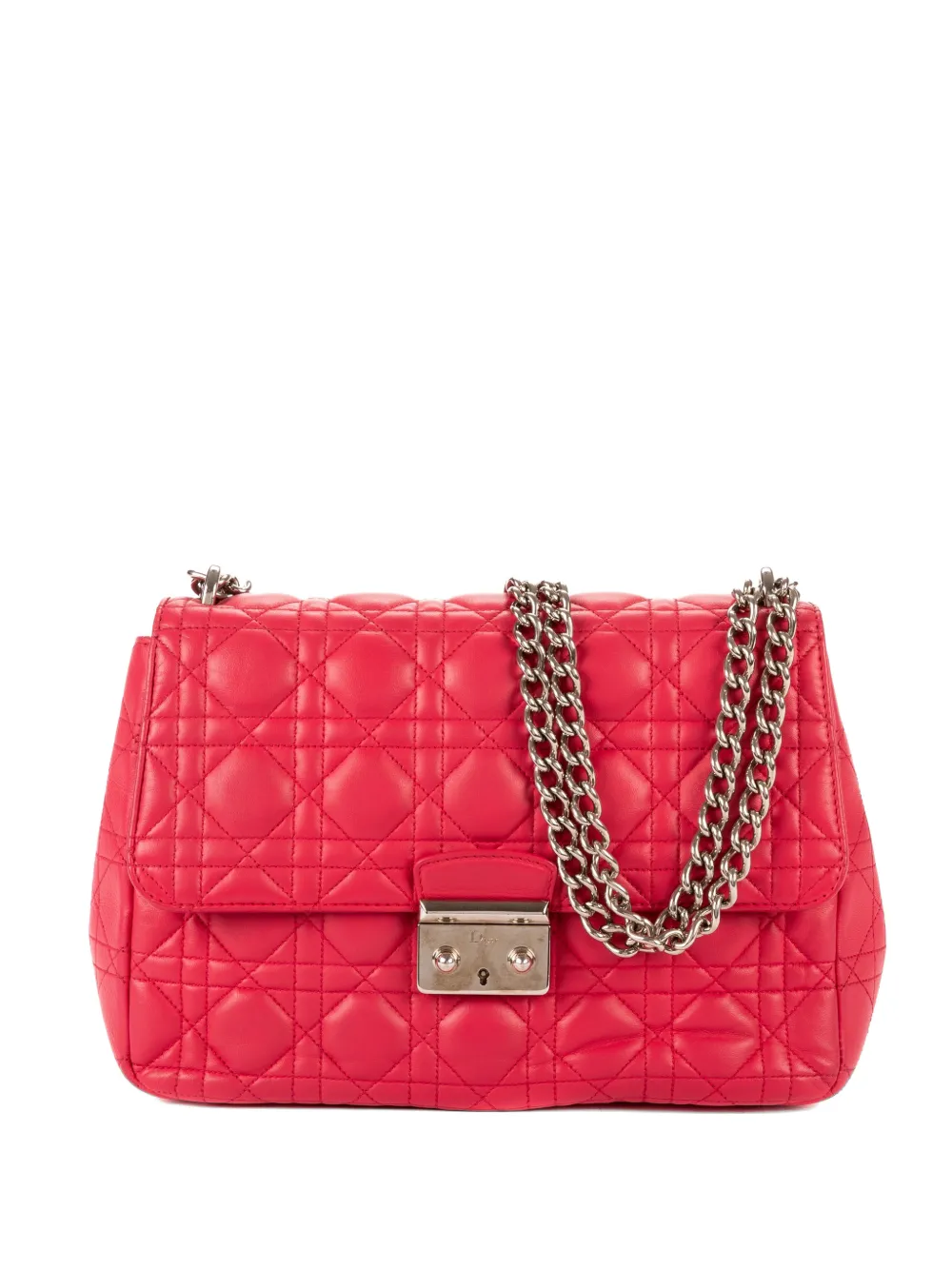 Christian Dior Pre-Owned Miss Dior quilted chain-strap shoulder bag - Rosso