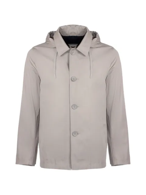 Herno drawstring hood cotton jacket