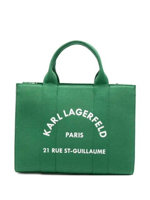 Karl Lagerfeld tote med logotryk