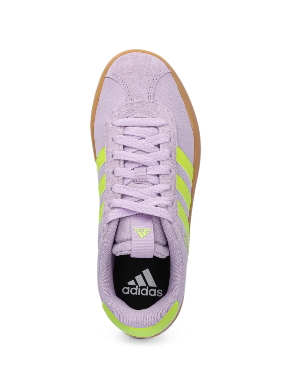 adidas VL Court 3.0 logo-patch sneakers Paars