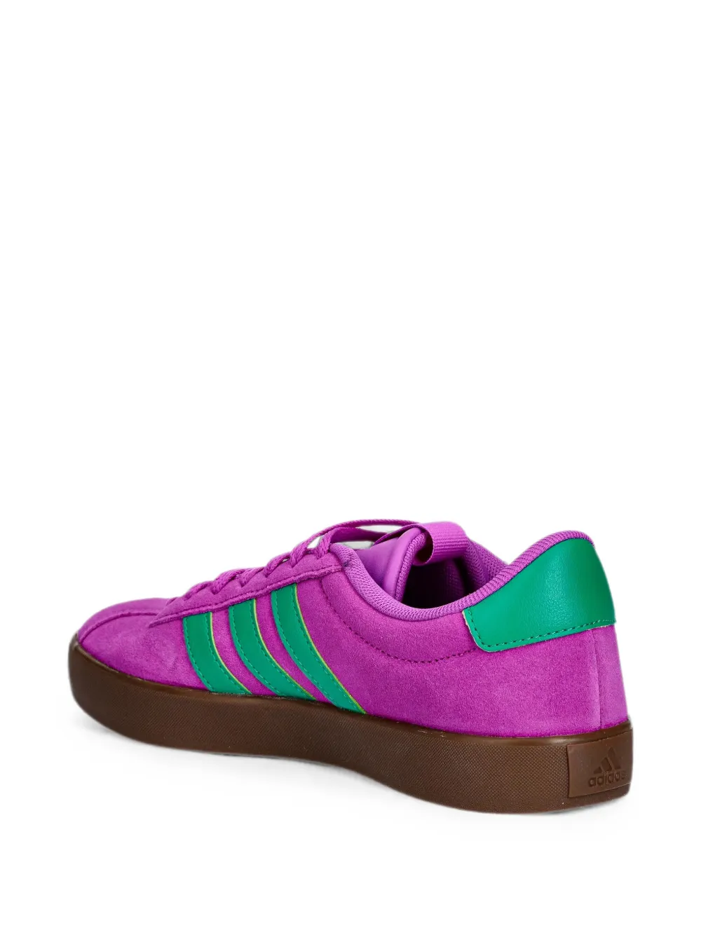 adidas VL Court 3.0 suede logo-patch sneakers Paars