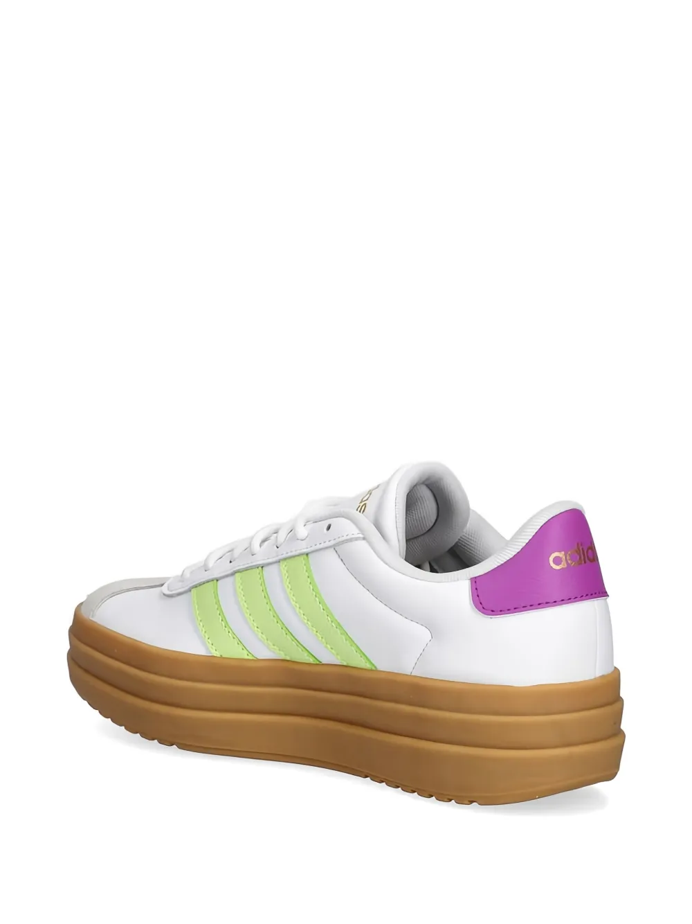 adidas VL Court Bold sneakers met platform Wit