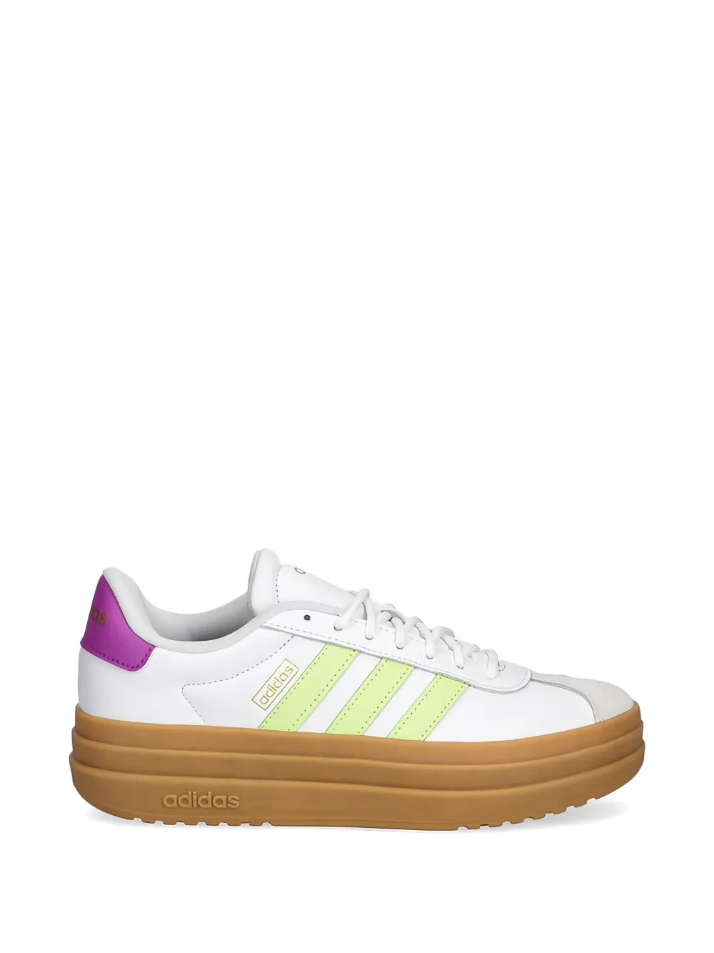 adidas VL Court Bold sneakers met platform Wit