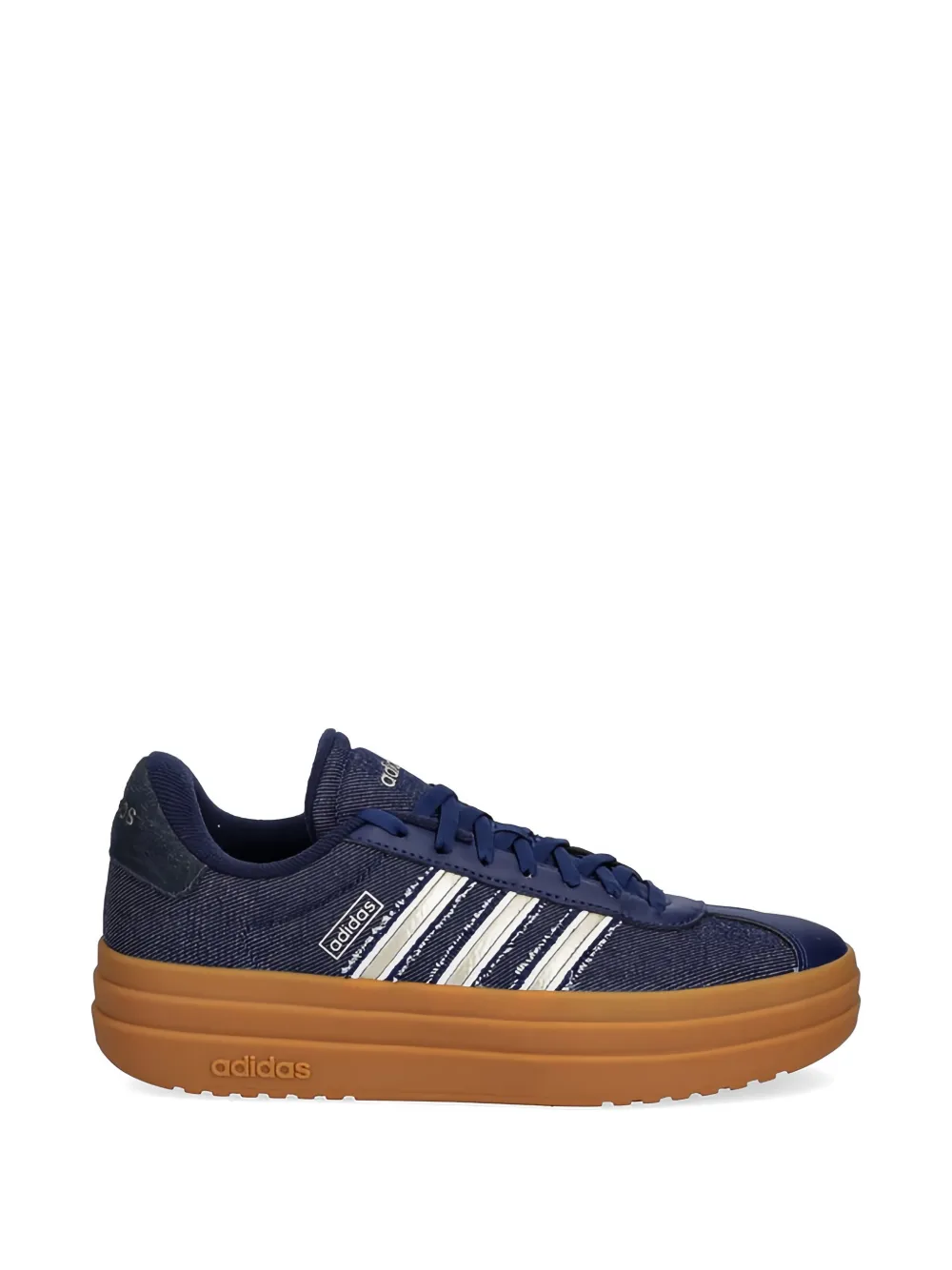 adidas stripes platform sneakers Blauw