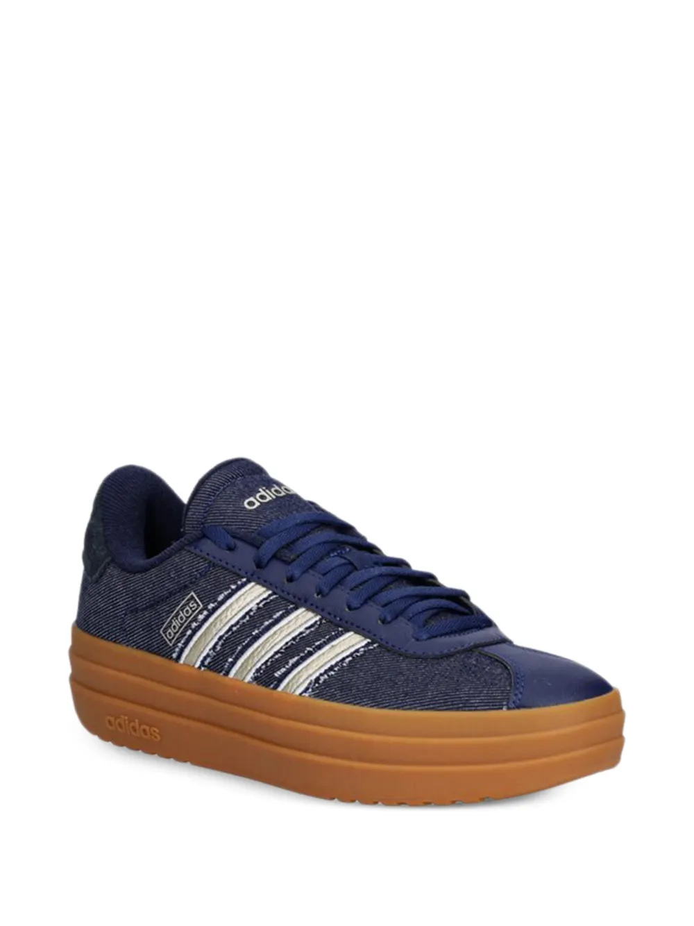 adidas stripes platform sneakers Blauw