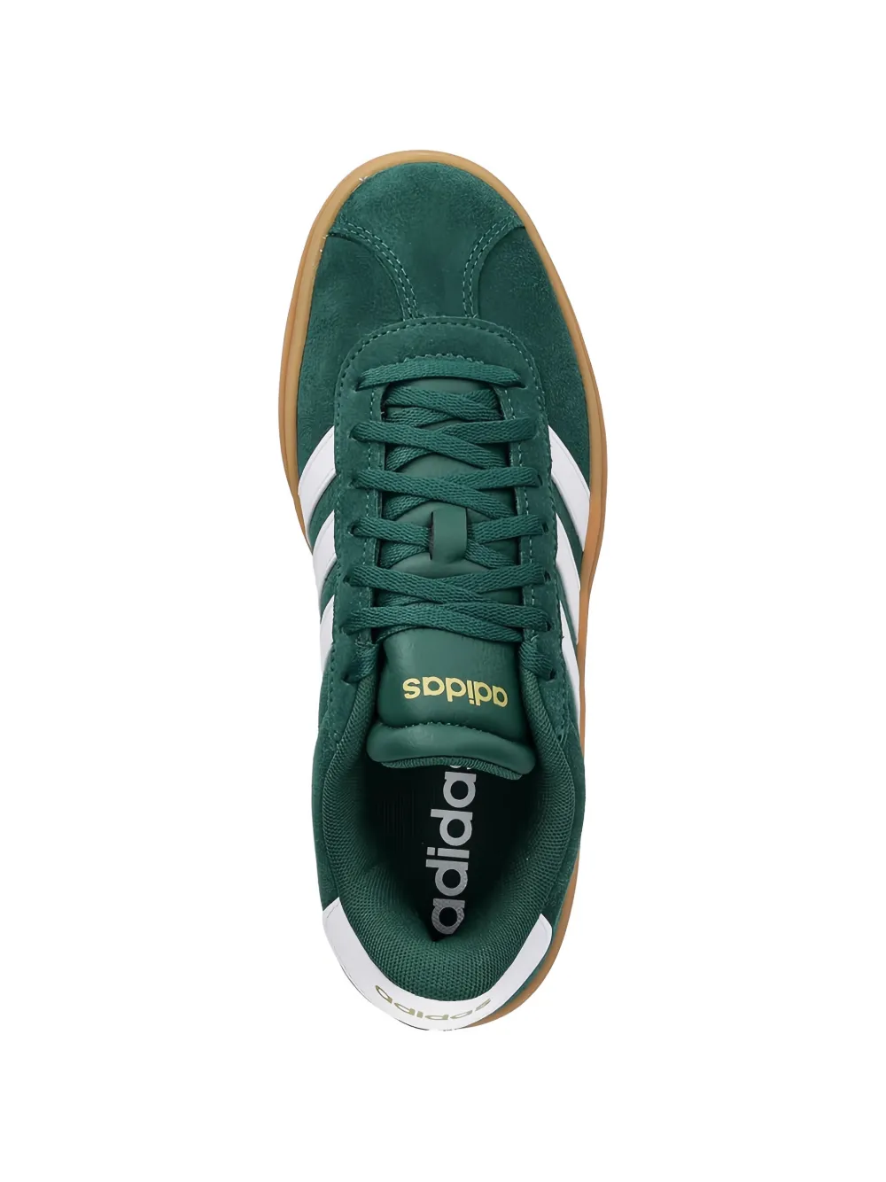 adidas three-stripes platform-heel sneakers Groen