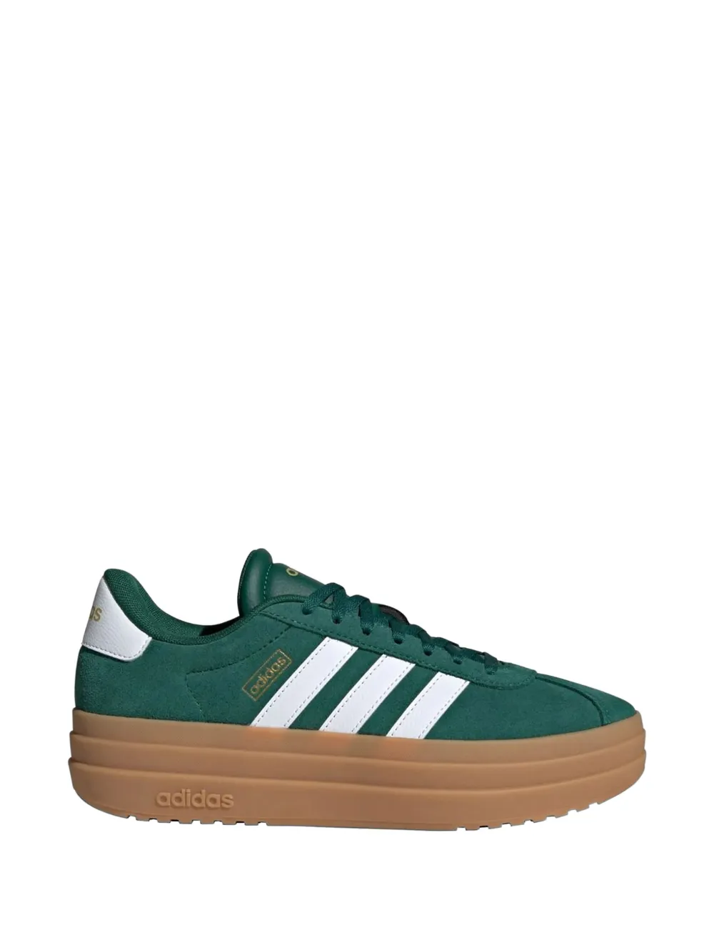 adidas three-stripes platform-heel sneakers - Verde