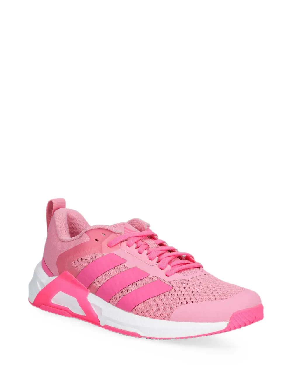 adidas Dropset Control logo-print panelled sneakers Roze