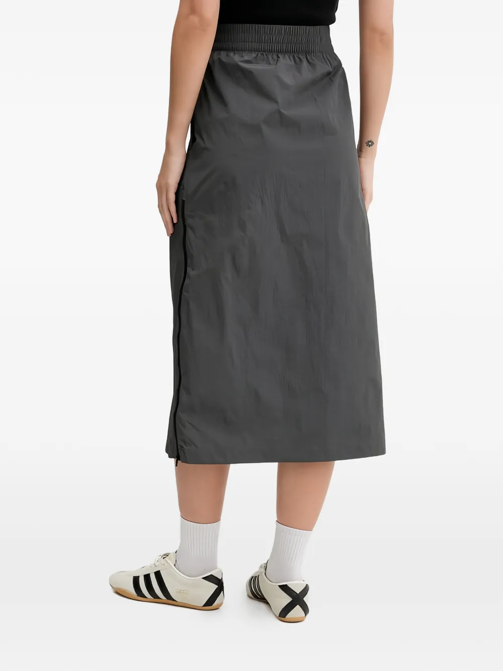 adidas Midi-rok met geborduurd logo Grijs