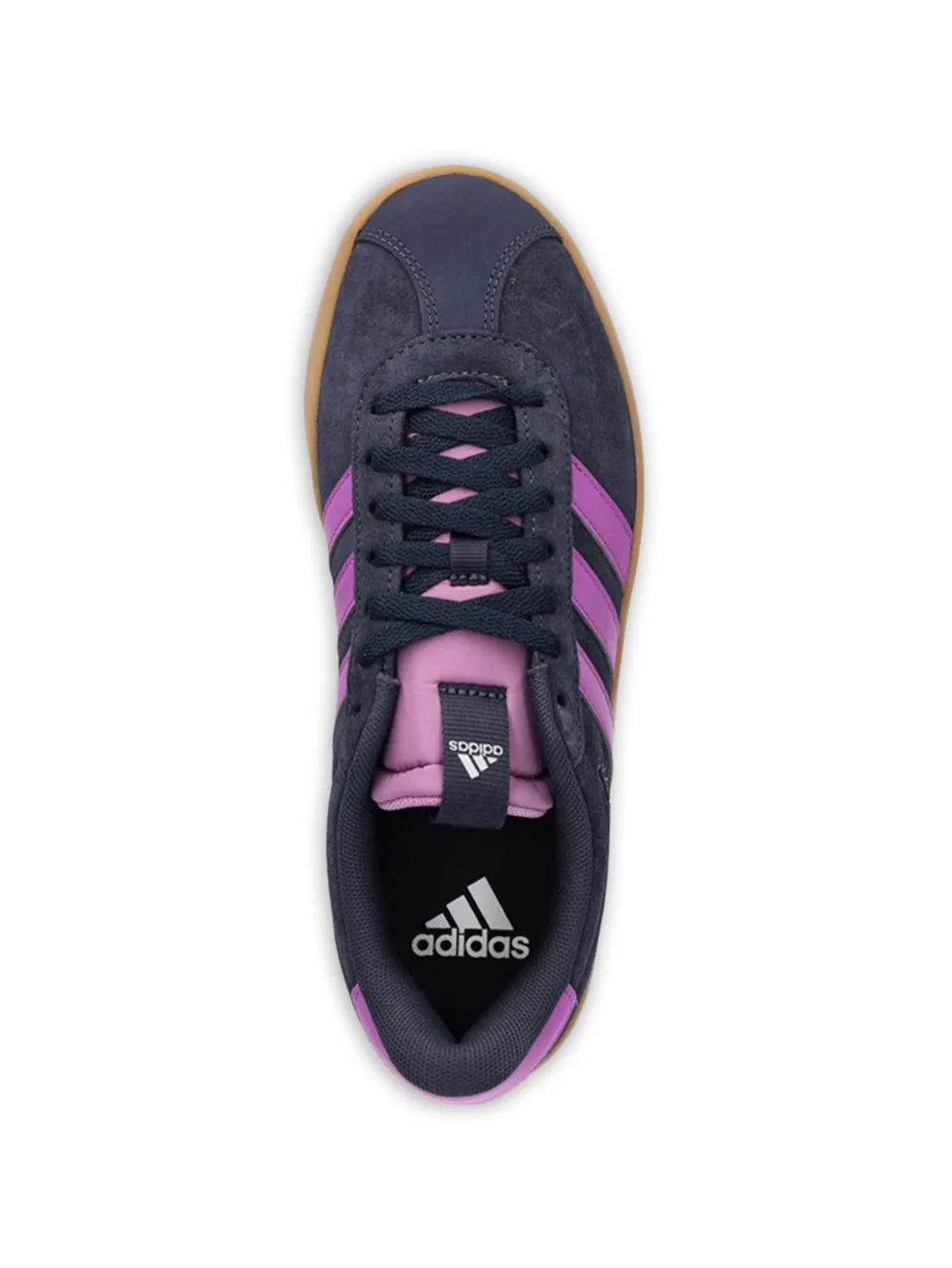 adidas striped sneakers Blauw