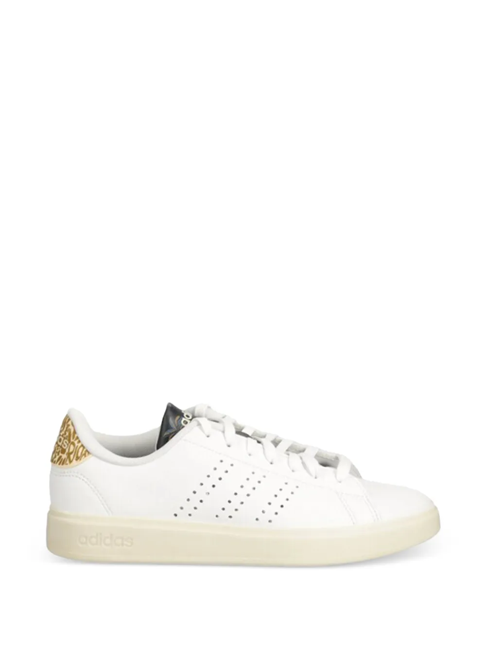 adidas Advantage 2.0 perforated patterned sneakers Wit