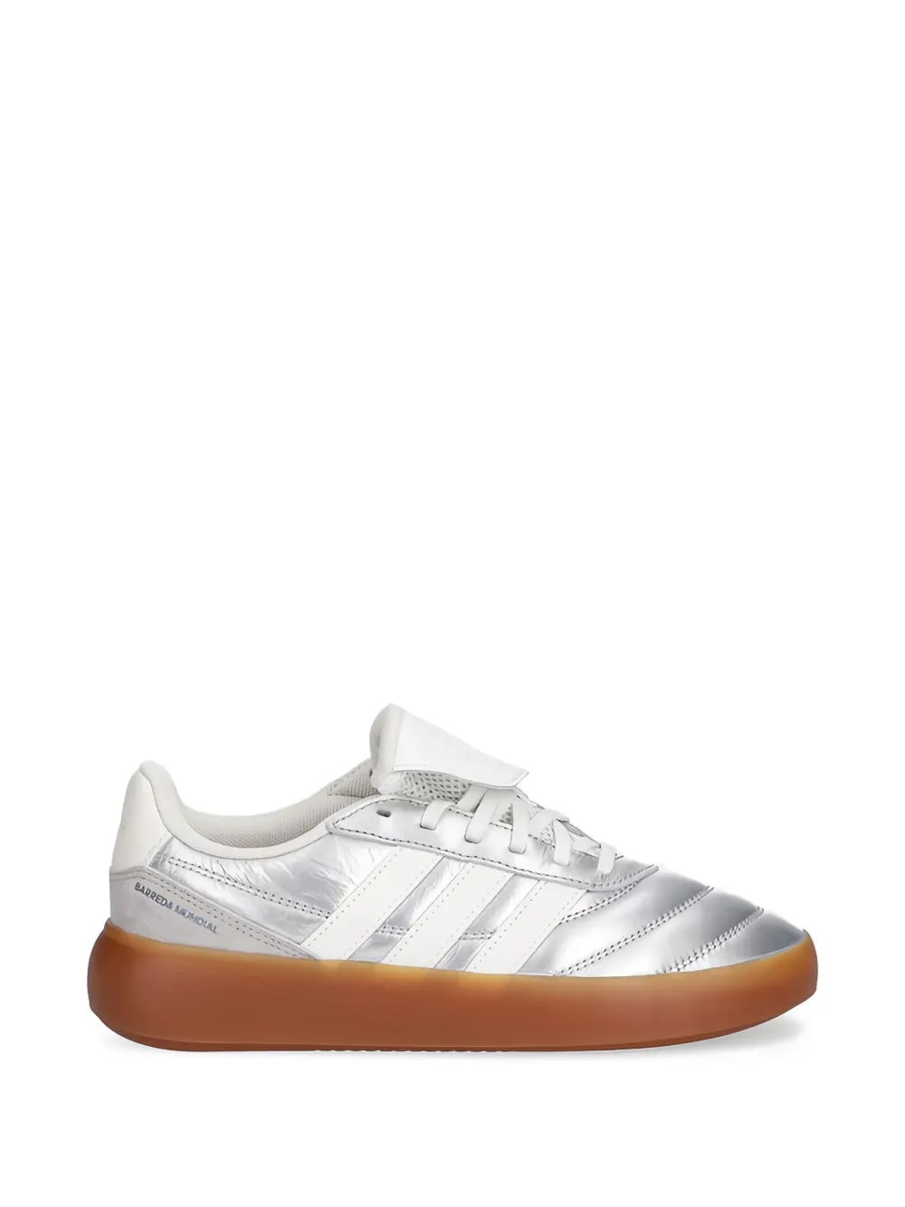 adidas Barreda Mundial three-stripes padded sneakers - Silber