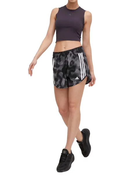 adidas shorts con tres rayas estampadas