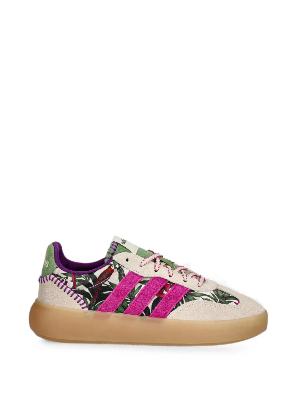 adidas Sneakers mit Blumen-Print - Nude