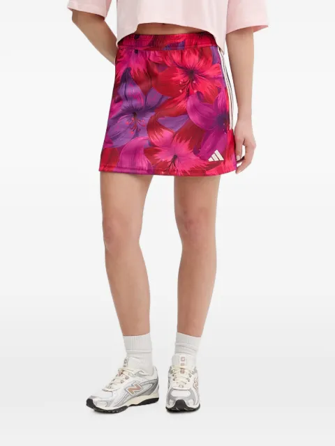 adidas falda con estampado floral 3-Stripes en colaboración con FARM RIO