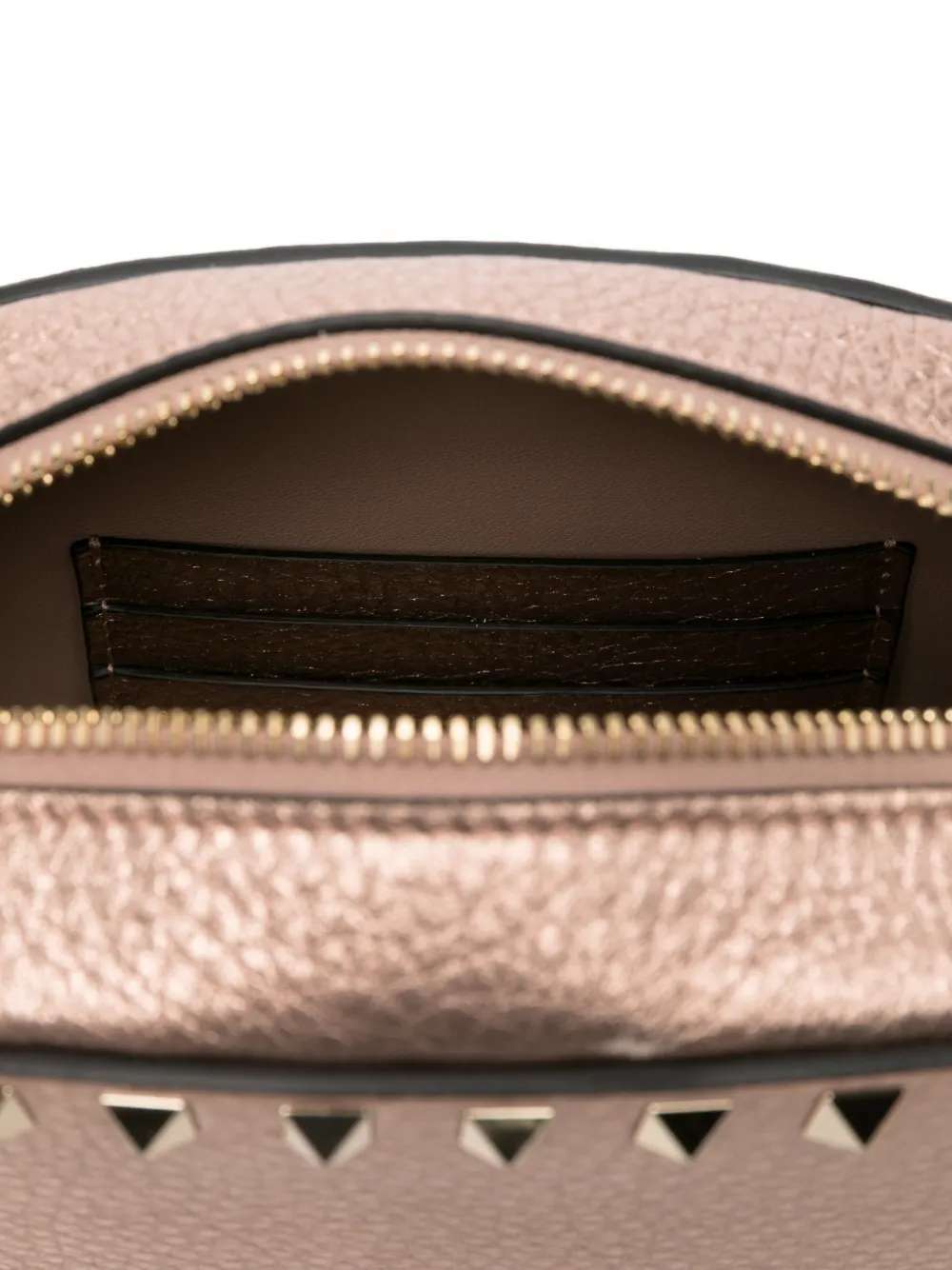 Valentino Garavani Crossbodytas met studs Roze