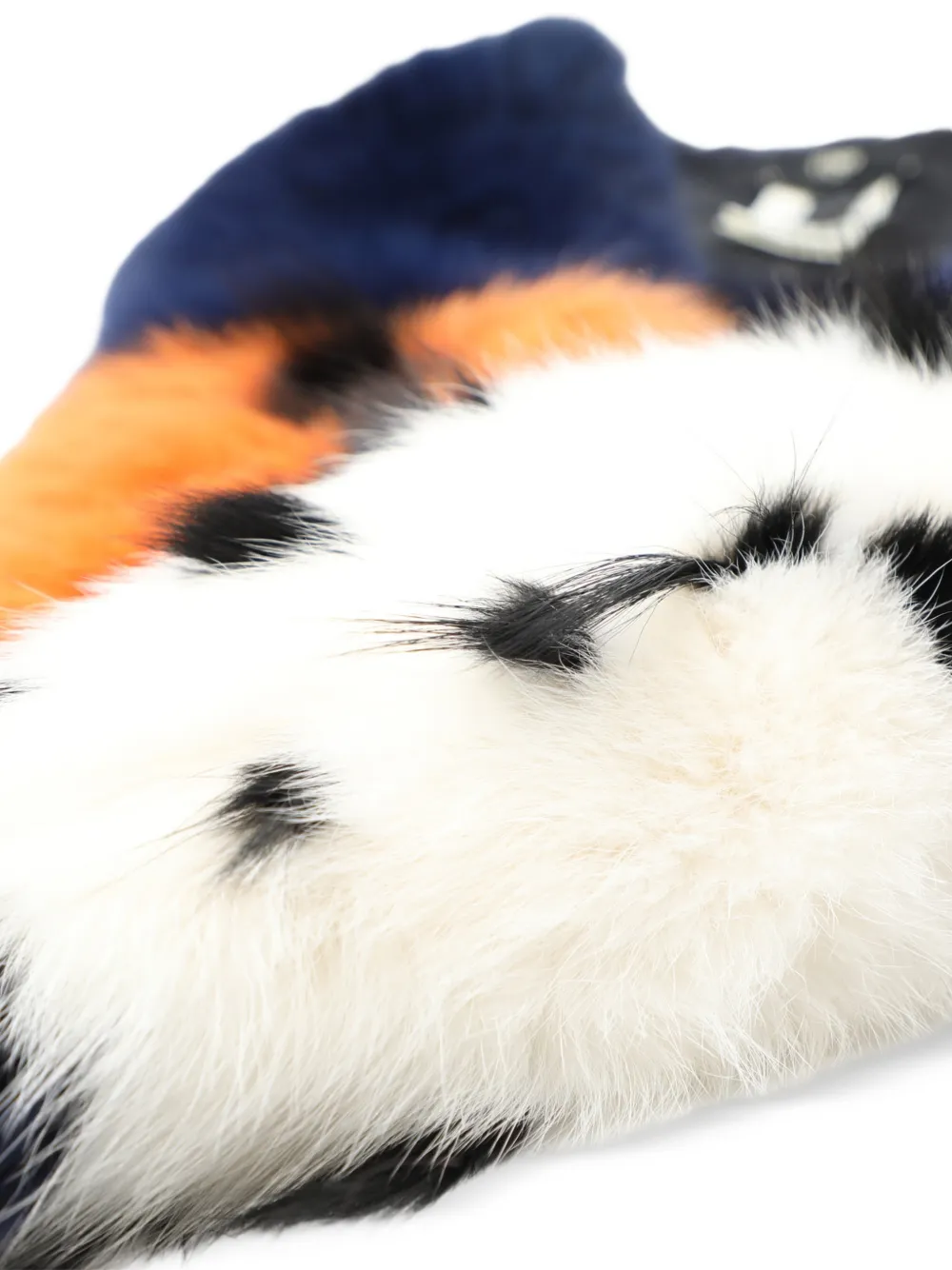 Fendi Pre-owned Multicolour Fur Scarf in Blue, view 4