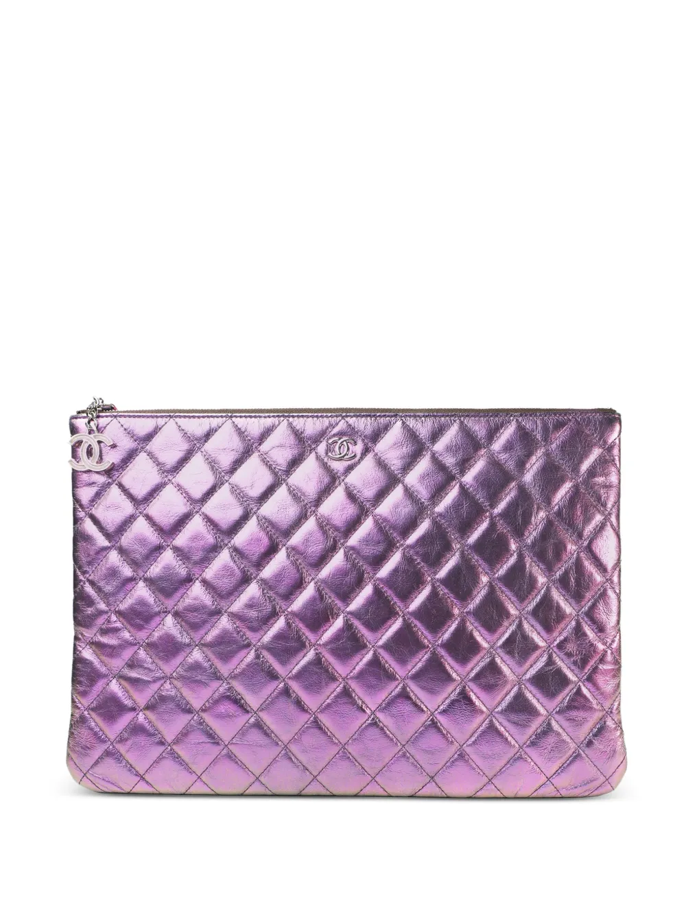 CHANEL Pre-Owned O-Case clutch bag - Viola