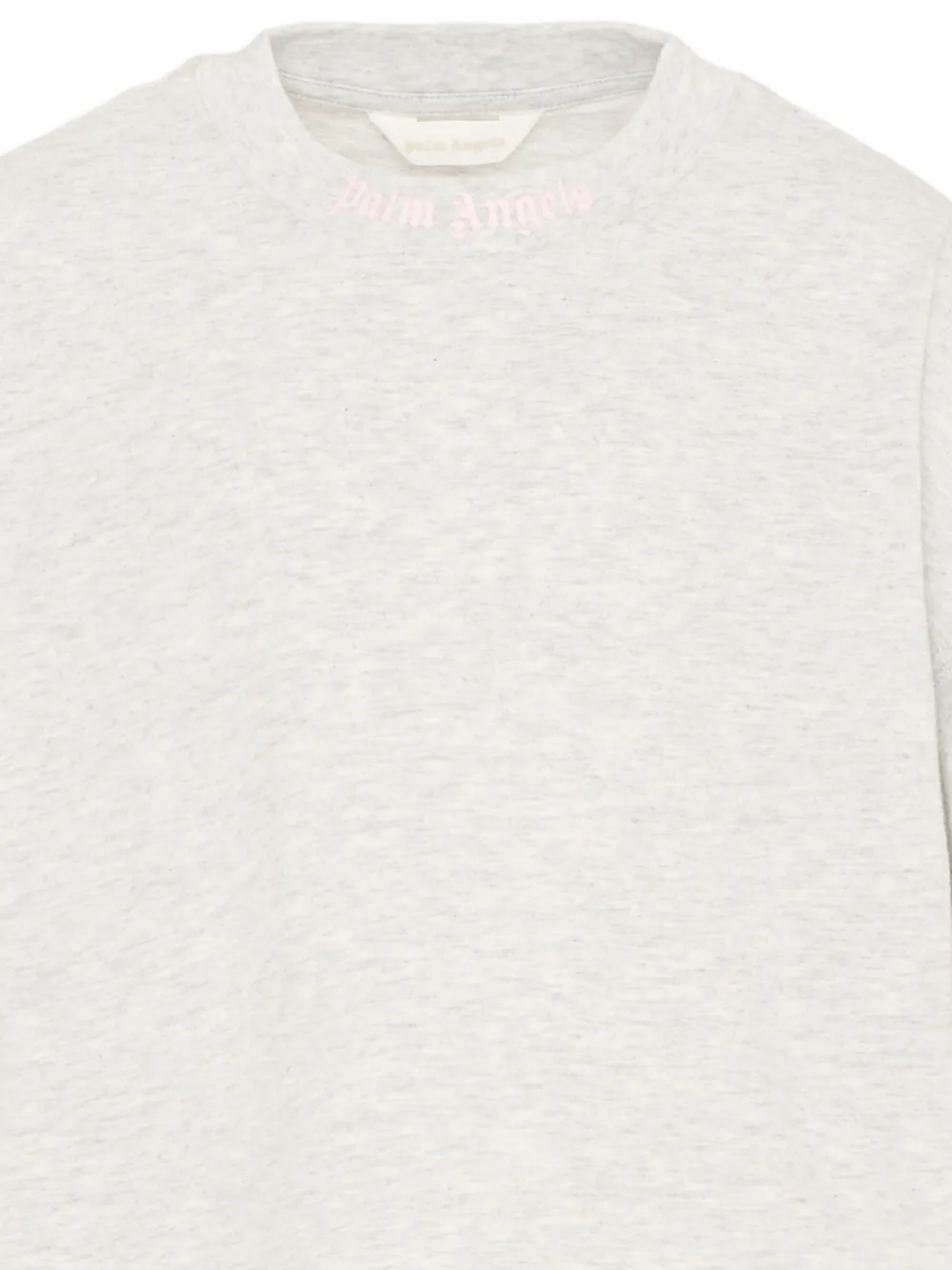 Palm Angels Kids T-shirt met ronde hals Grijs