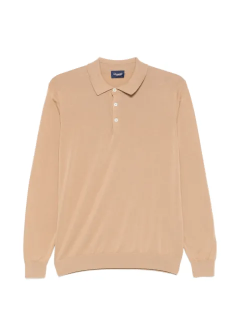 Drumohr long-sleeve polo shirt
