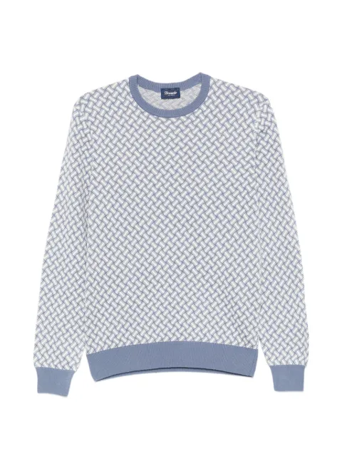 Drumohr 几何图案毛衣