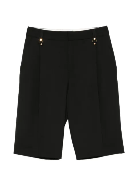 Elisabetta Franchi black tailored shorts