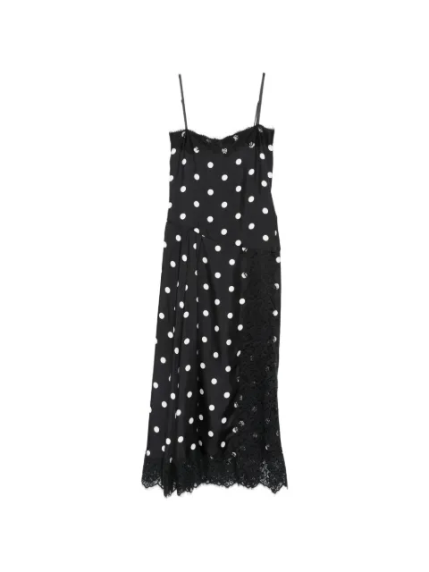 Sportmax polka-dot maxi dress