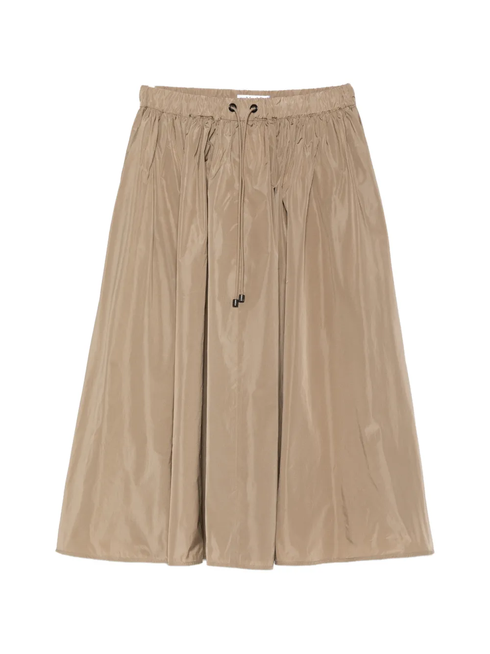 Max Mara drawstring-fastening midi skirt - Toni neutri