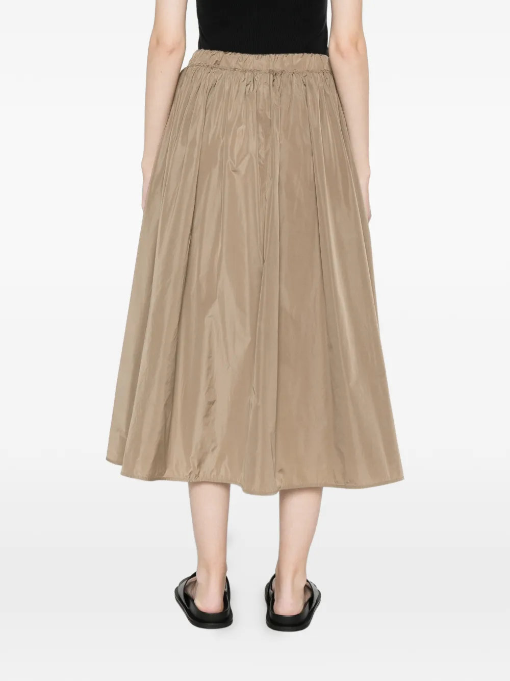 Max Mara Lonza midi-rok Beige