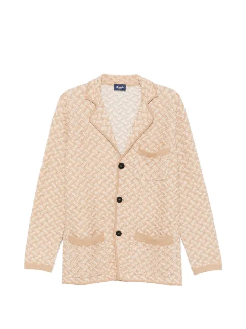 Drumohr chest-pocket cardigan