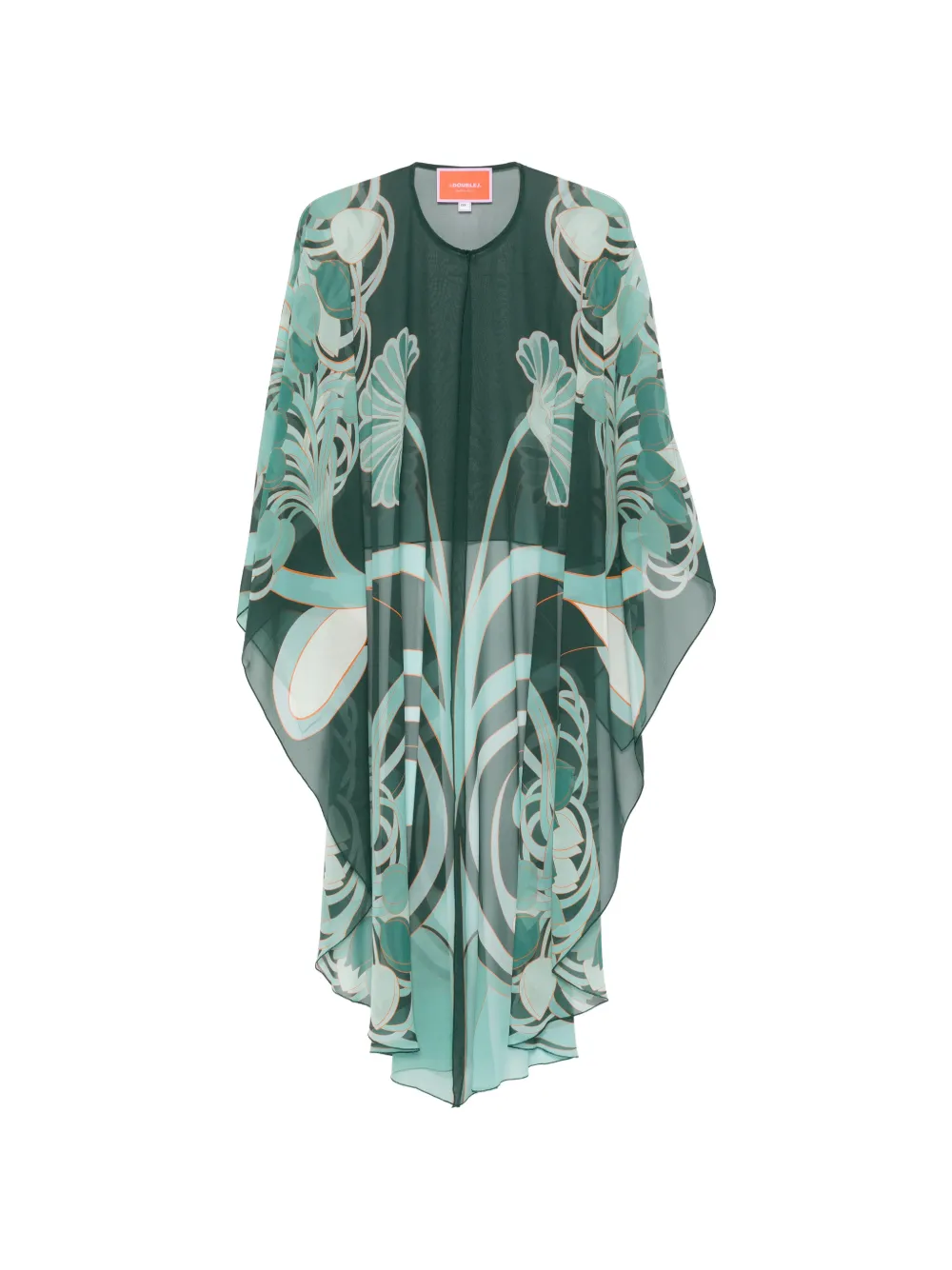 La DoubleJ striped V-neck T-shirt - Blu