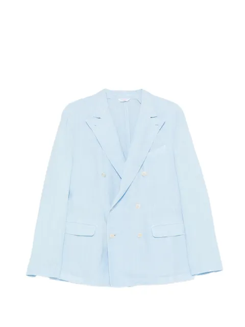 Boglioli flap-pocket double-breasted blazer
