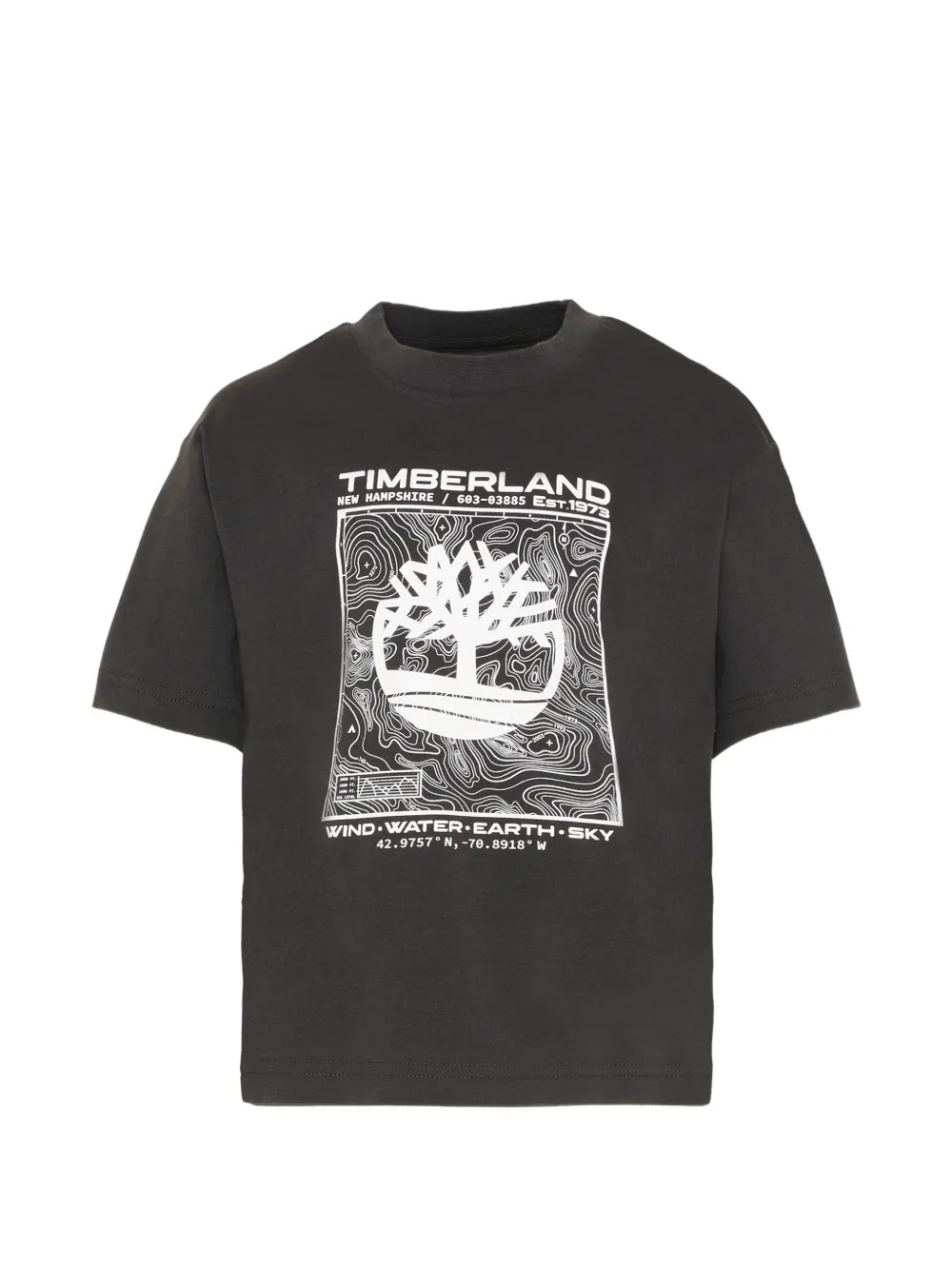 Timberland Kids graphic T-shirt - Grigio
