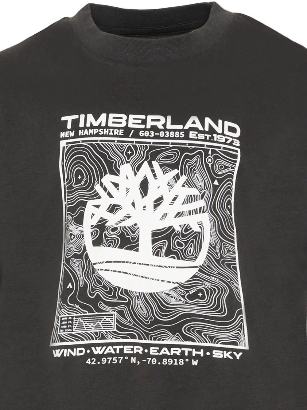Timberland Kids Grafisch T-shirt Grijs
