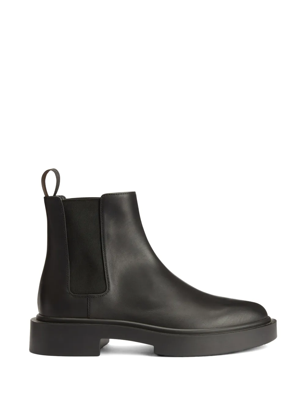 Giuseppe Zanotti Jeremiah elastic leather boots Zwart
