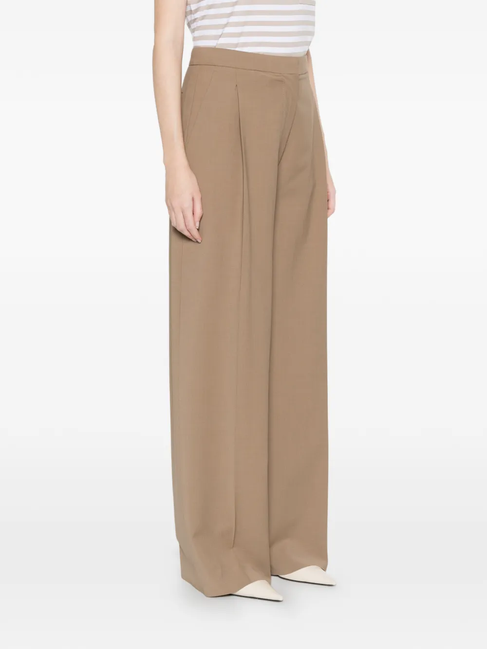  Lardini Pantalones Plisados - Neutro 