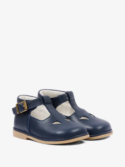Walkey buckle cutout leather sandals