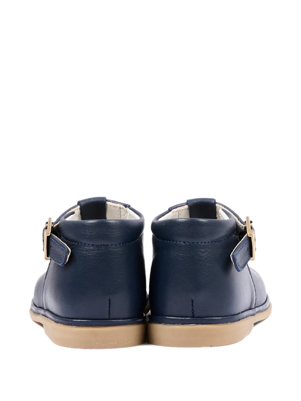 Walkey Leren sandalen met gesp Blauw