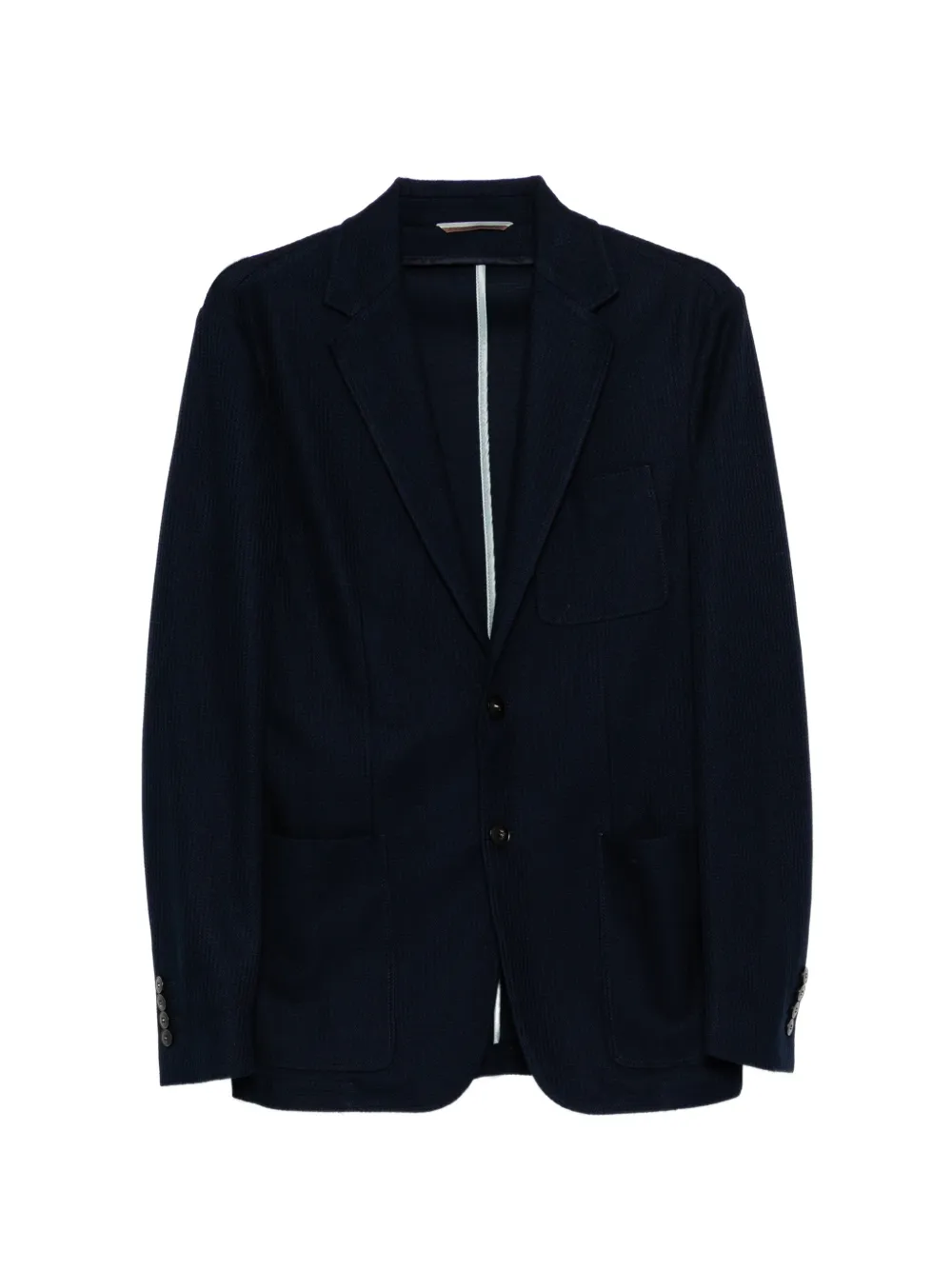 Canali single-breasted blazer - Blue