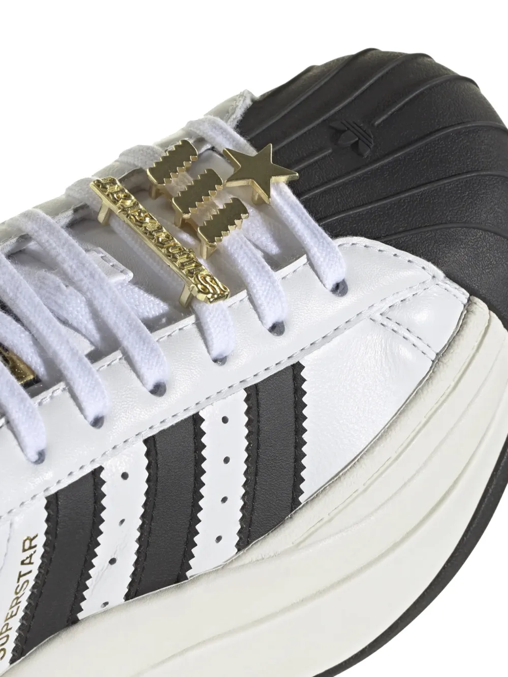 adidas Superstar sneakers met strepen Wit